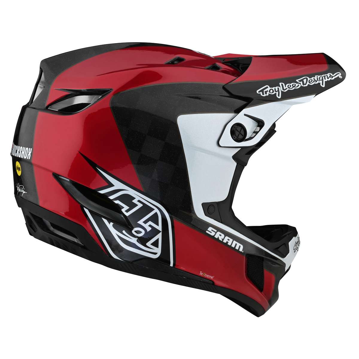 Casco Troy Lee Designs D4CARBON MIPS SRAM Corsa
