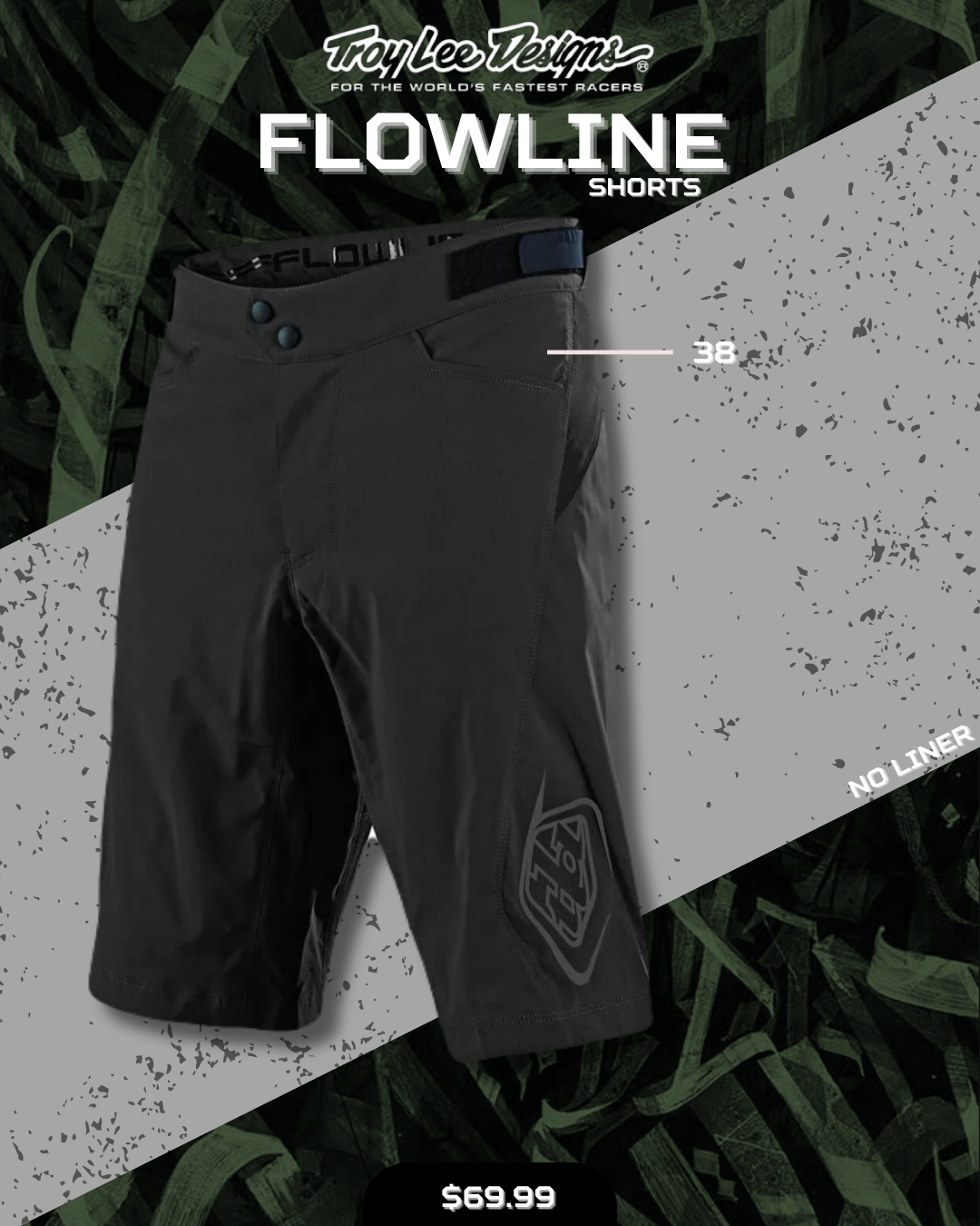 Shorts Troy Lee Designs Flowline BLK