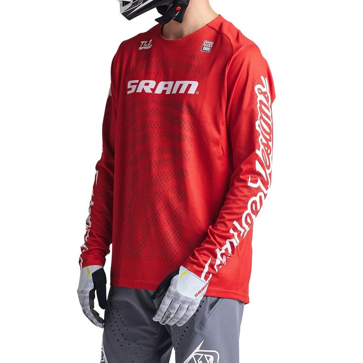 Jerseys Troy Lee Designs LS Sprint SRAM Roots Red 2024