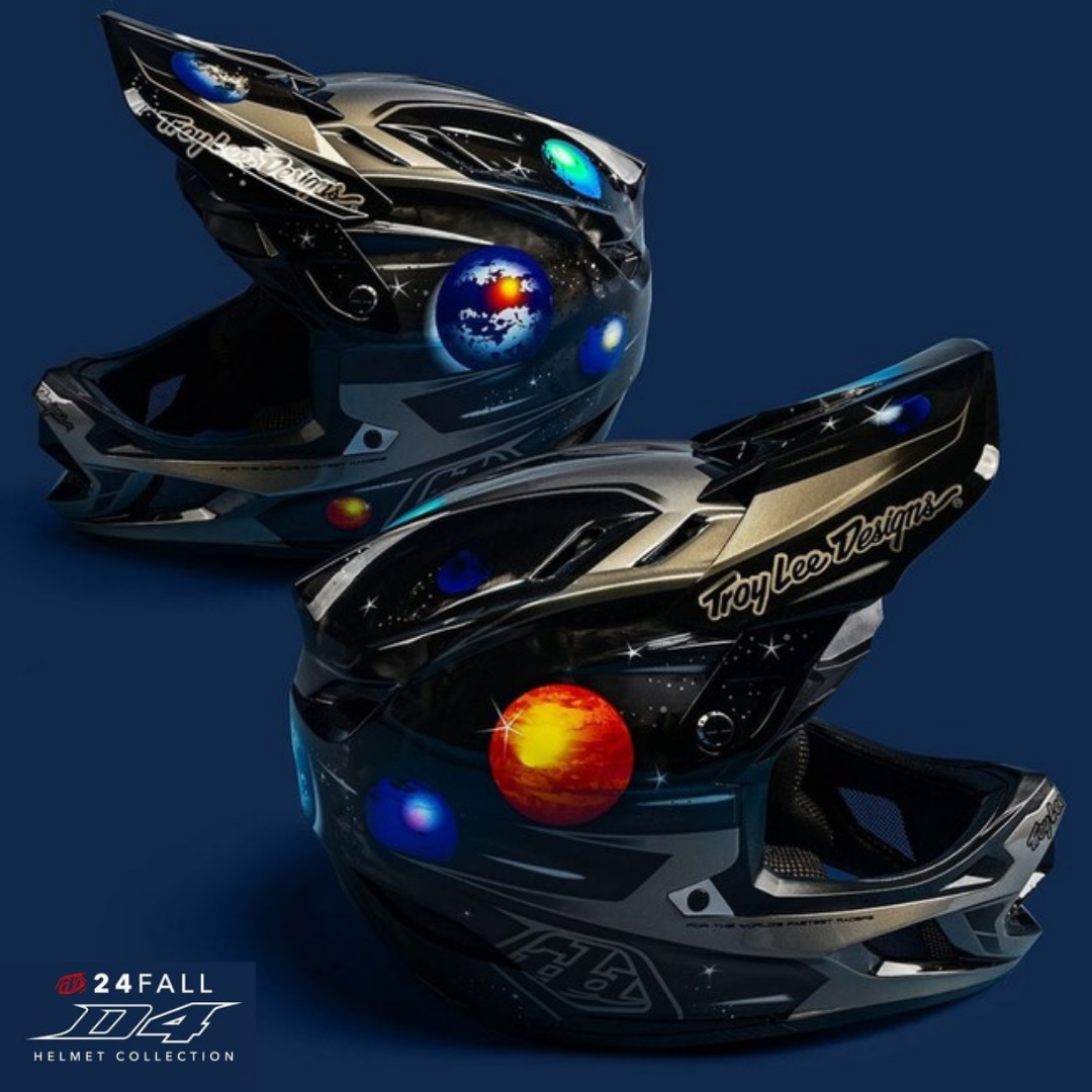 Casco Troy Lee Designs D4 Carbon Planets 2024