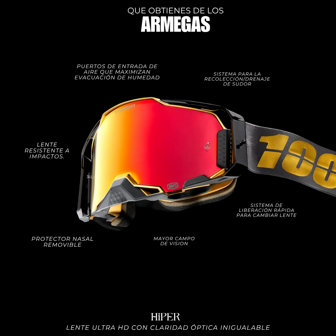 SALE Goggles 100% Armega HiPERLENS
