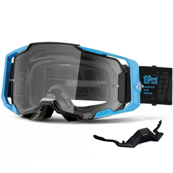 Goggles 100% Armega Barely 2 Blk Clear Lens