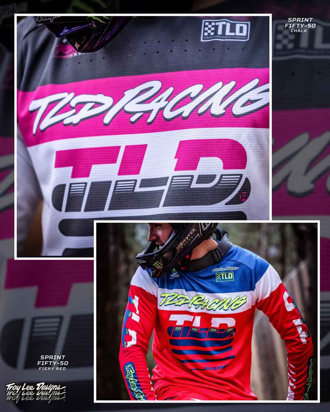Jerseys Troy Lee Designs Sprint Fifty-50 Fiery 2025