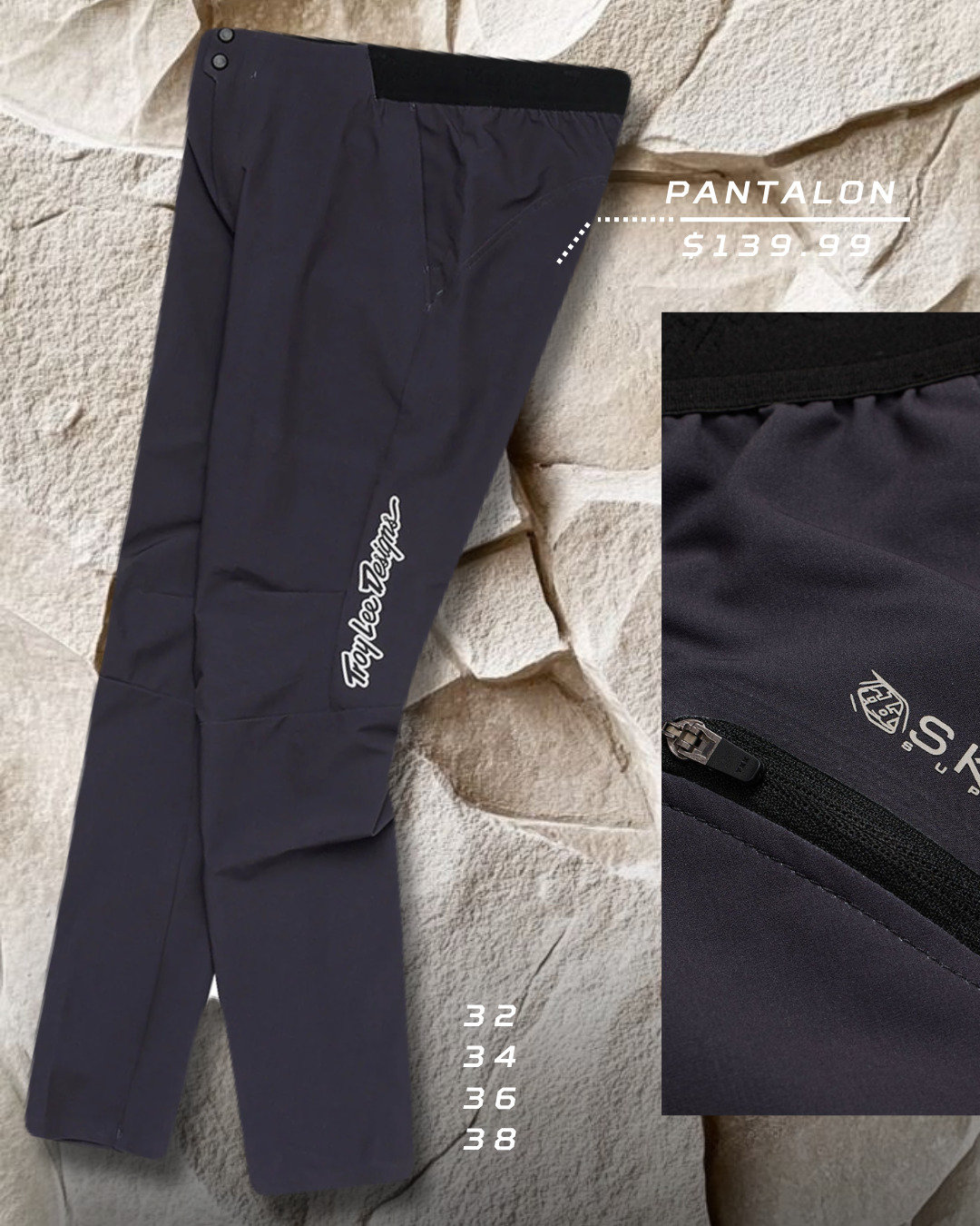Pantalon Troy Lee Designs Skyline Syperlyte MONO Carbon 2025