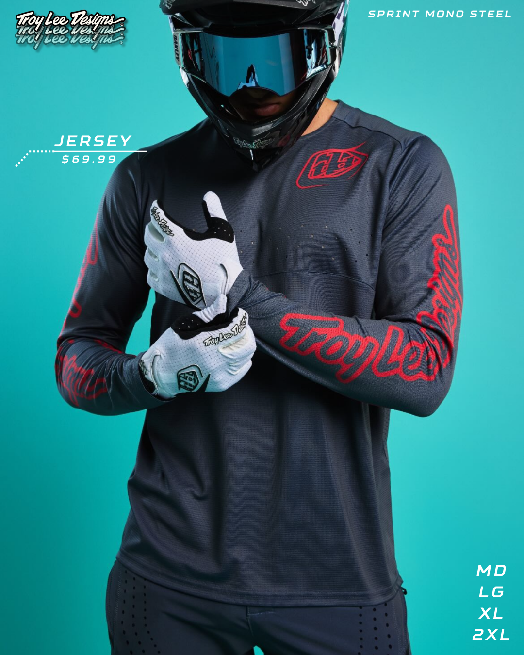 Jerseys Troy Lee Designs Sprint MONO 2025