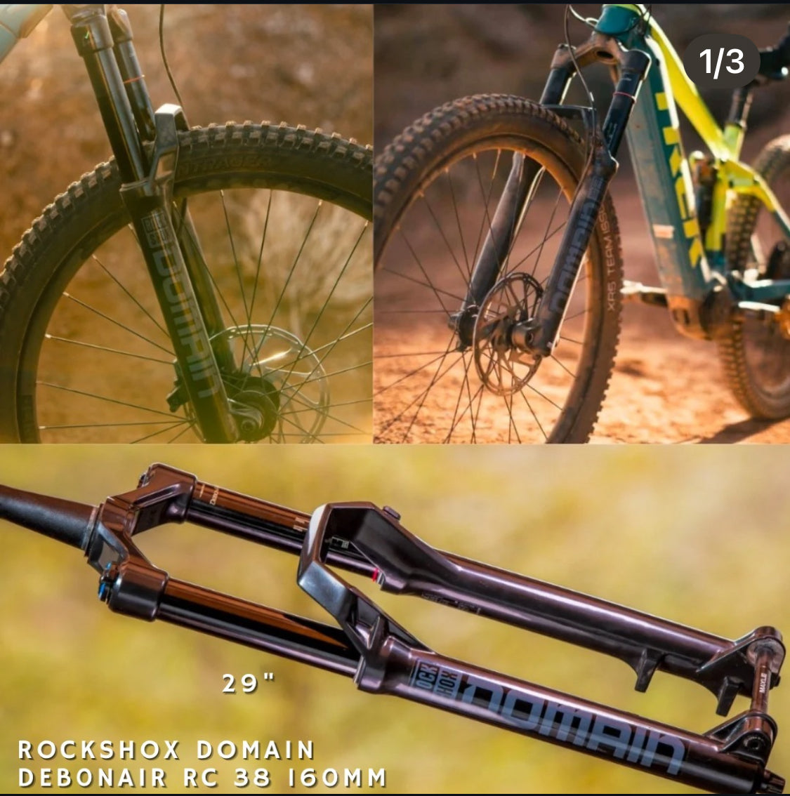 Suspension Rockshox Domain Debonair RC 29"