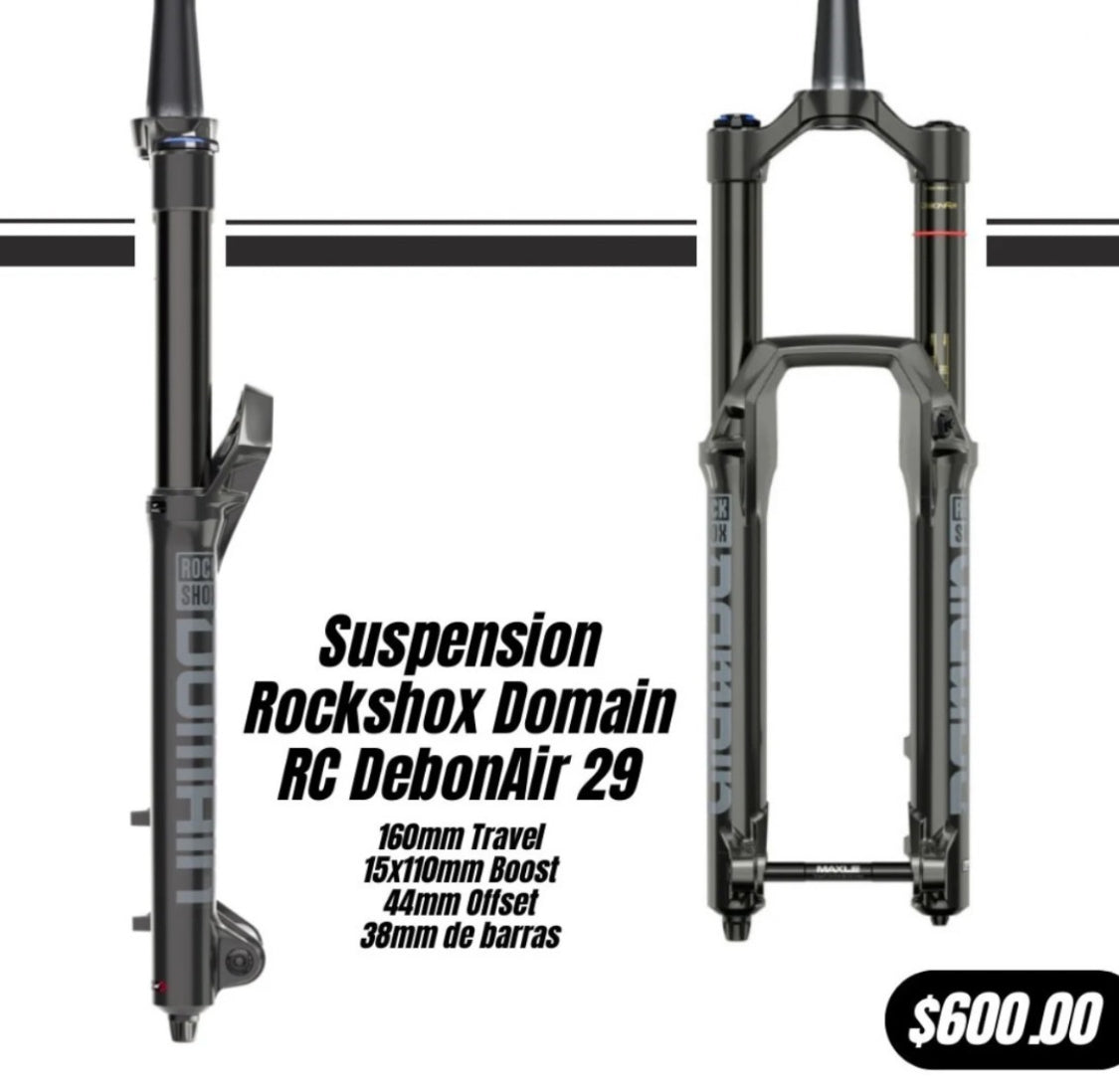 Suspension Rockshox Domain Debonair RC 29"