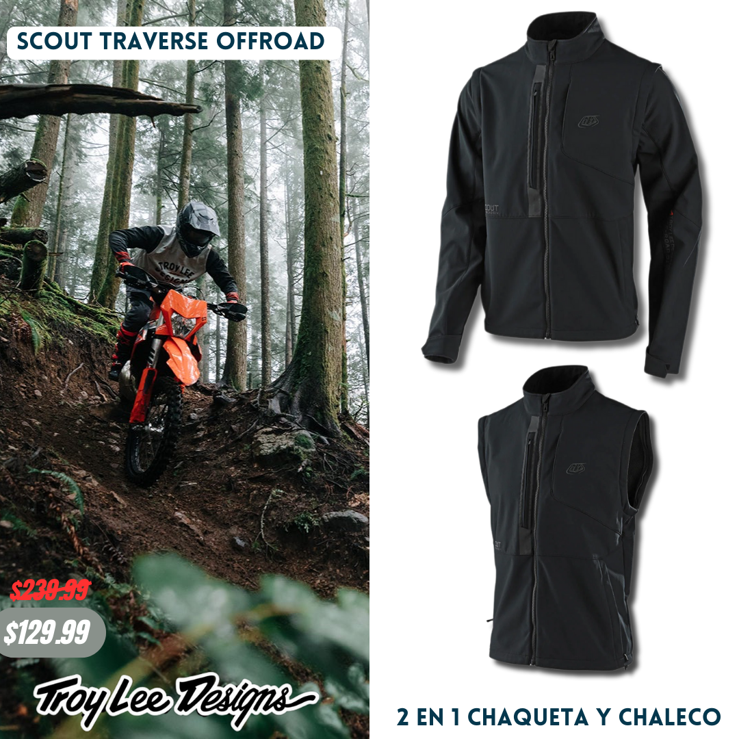 Chaquetas Offroad Troy Lee Designs Scout Traverse BLK