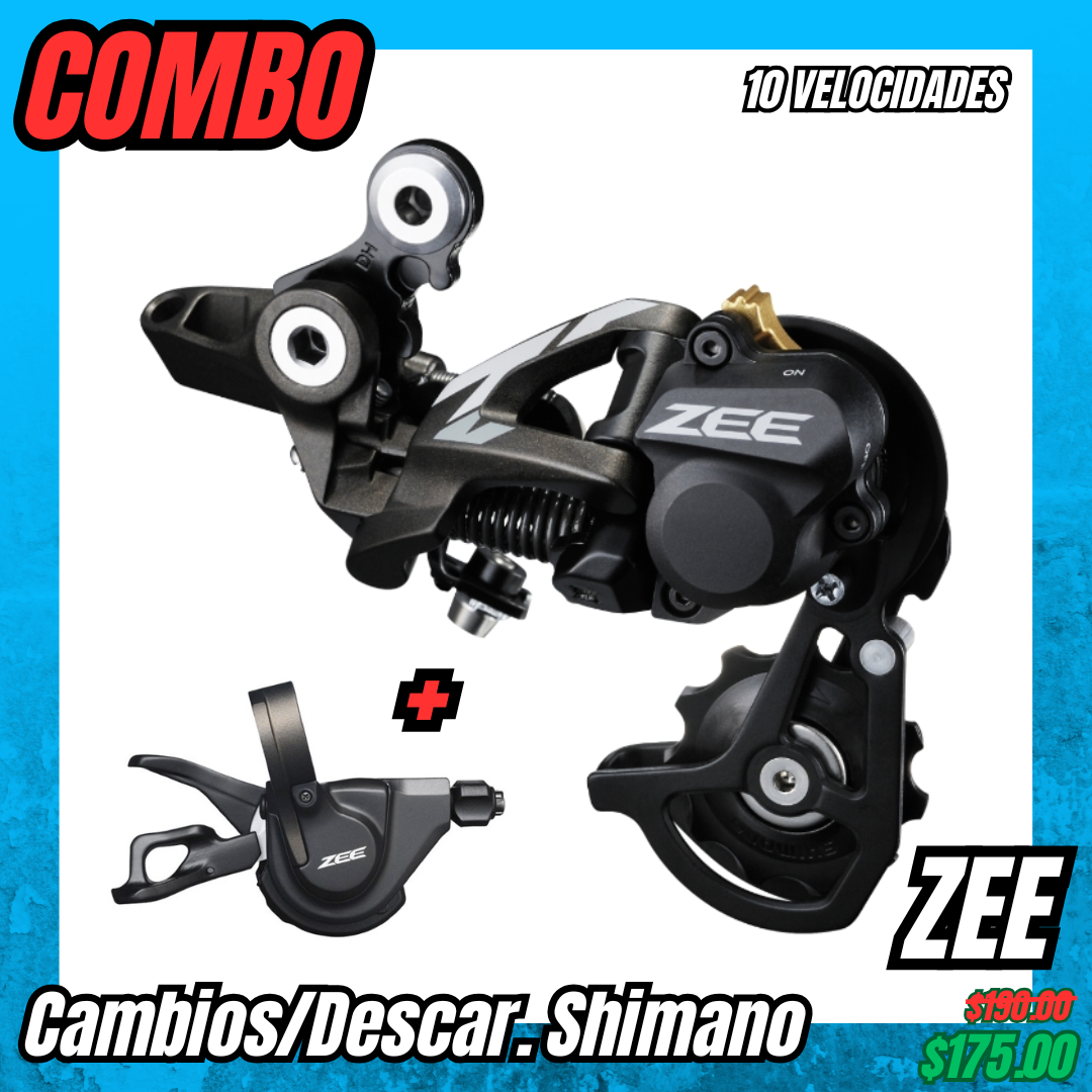 Descarrilador y cambiador Shimano Zee 10v