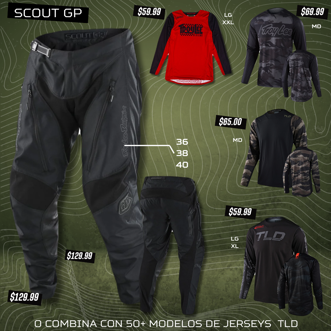PANTALONES TLD SCOUT GP Y SE MOTO
