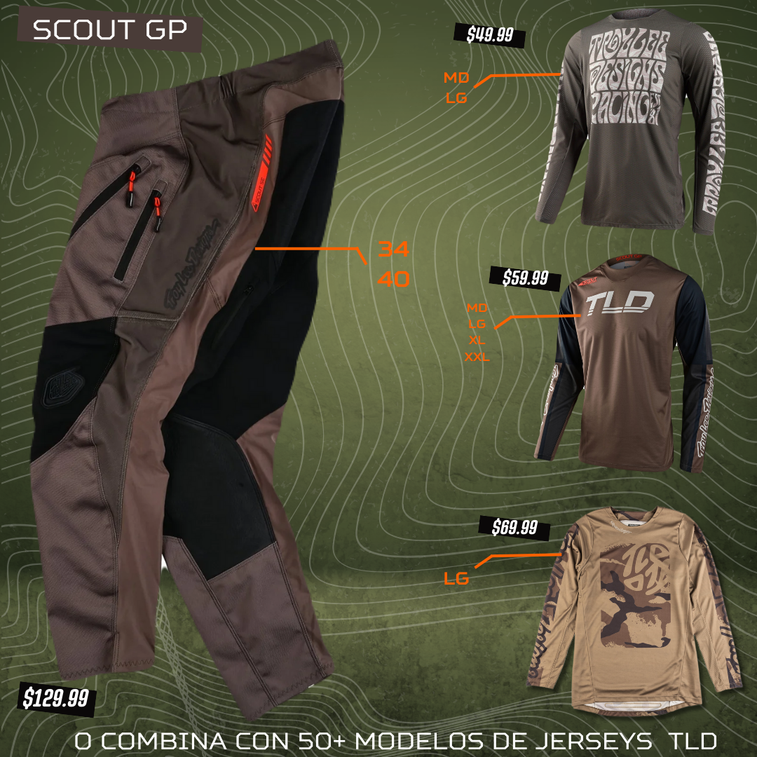 PANTALONES TLD SCOUT GP Y SE MOTO