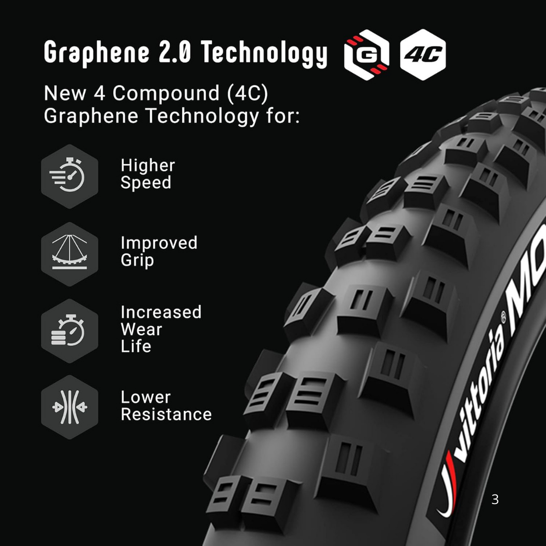 Llantas Vittoria Mota Enduro Casing TBL Folding Graphene 2.0 4C 29 x2.60
