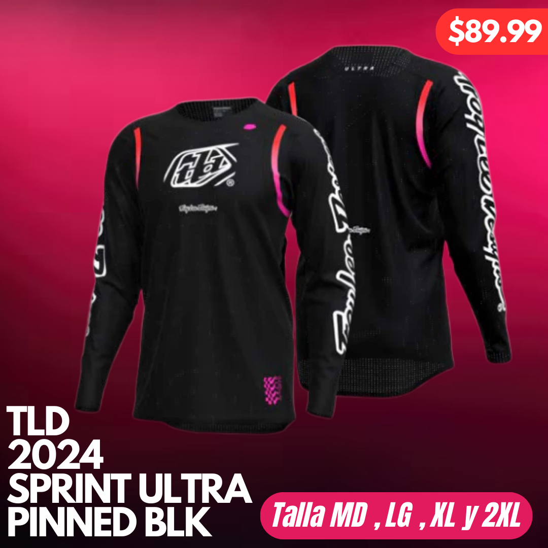 Jerseys LS TLD Sprint Ultra Pinned Black 2024