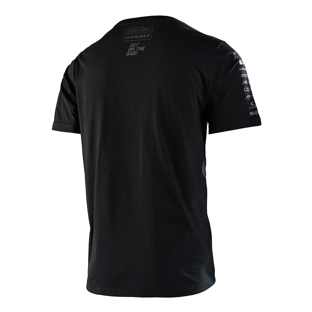 Camiseta Troy Lee Designs GasGas Blk Reflective de mujer