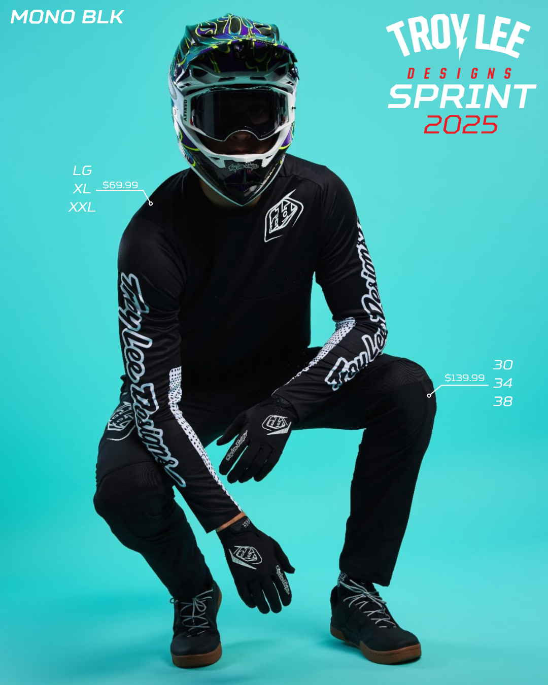 Trajes Troy Lee Designs Sprint 2025 MTB/BMX