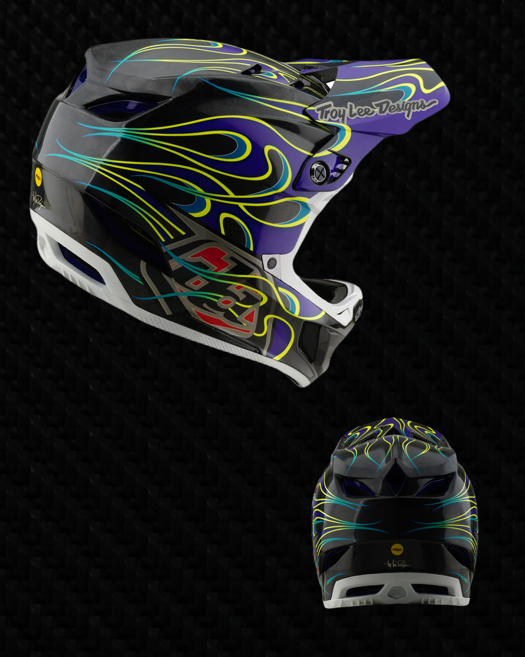 Casco Troy Lee Designs D4 Carbon Torched 2025