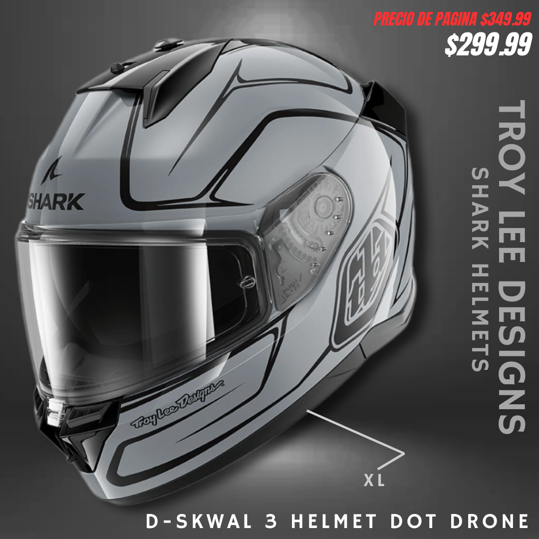 Cascos Shark x Troy Lee Designs Edicion limitada D-SKWALL 3 DOT DRONE