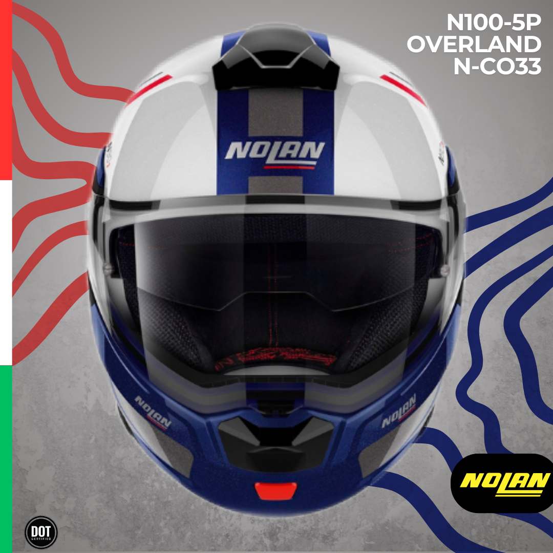 Casco Nolan N90-3 Voyager N-Com Blanco / Azul