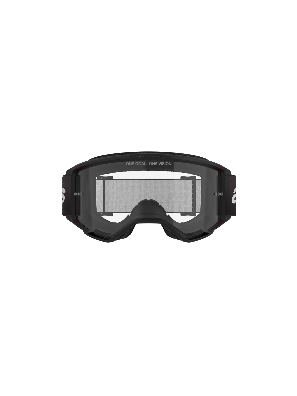 Goggles Alpinestars Vision 3 Wordmark Negros/Claros