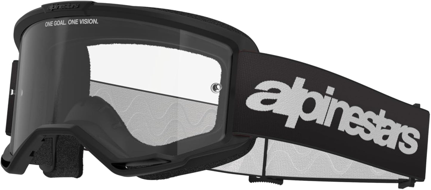 Goggles Alpinestars Vision 3 Wordmark Negros/Claros