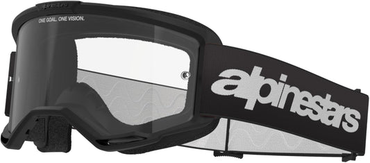 Goggles Alpinestars Vision 3 Wordmark Negros/Claros