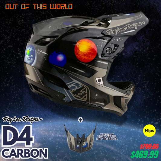 Casco Troy Lee Designs D4 Carbon Planets 2024