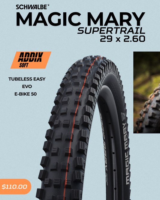 Llantas Schwalbe Magic Mary Supertrail Soft 29x2.60