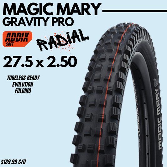 Llantas Schwalbe Radial Magic Mary Gravity Pro Soft 27.5x2.50