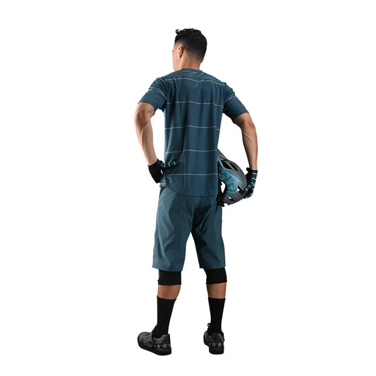 Short Troy Lee Designs Flowline con licra Light Marine