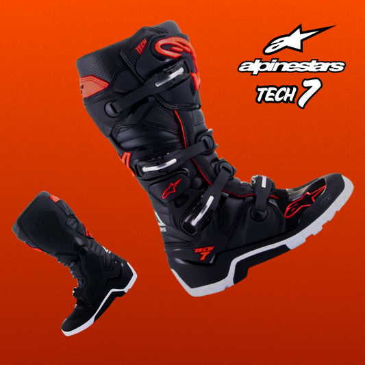 Botas Alpinestars Tech 7 Blk/Red