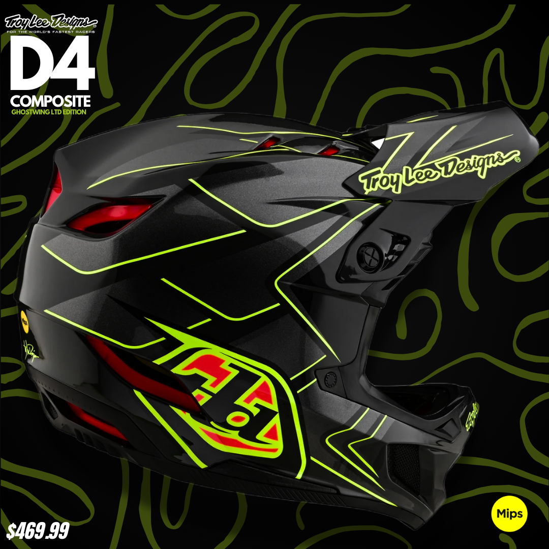 Casco Troy Lee Designs D4 Ghostwing Composite 2024