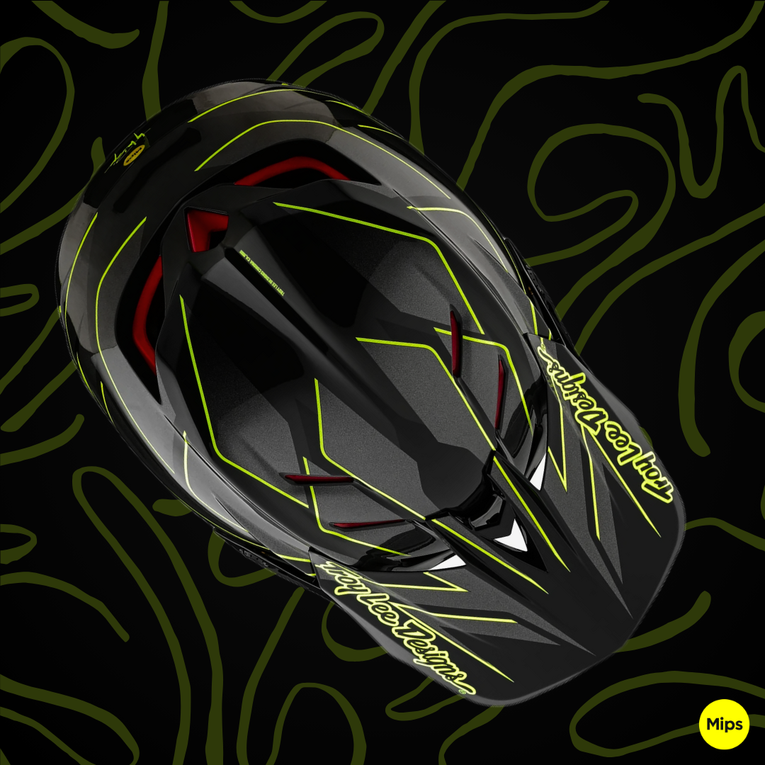 Casco Troy Lee Designs D4 Ghostwing Composite 2024