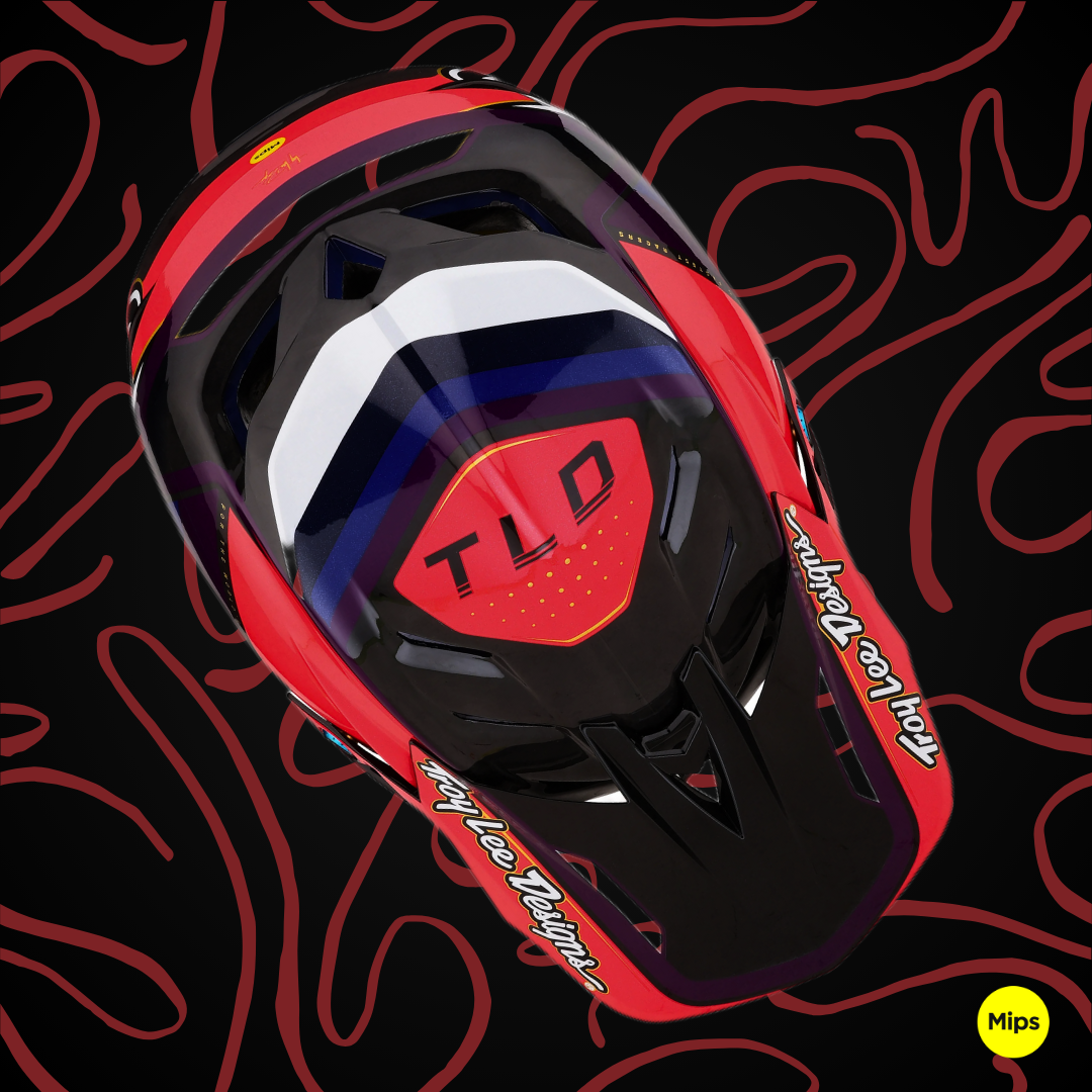Casco Troy Lee Designs D4 CARBON MIPS