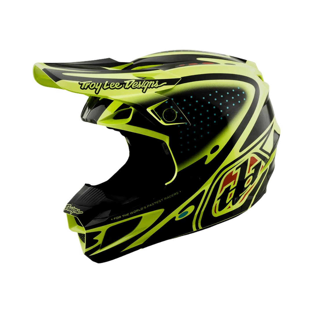Cascos Troy Lee Designs SE5 de Policarbonato The Line Moto 2026