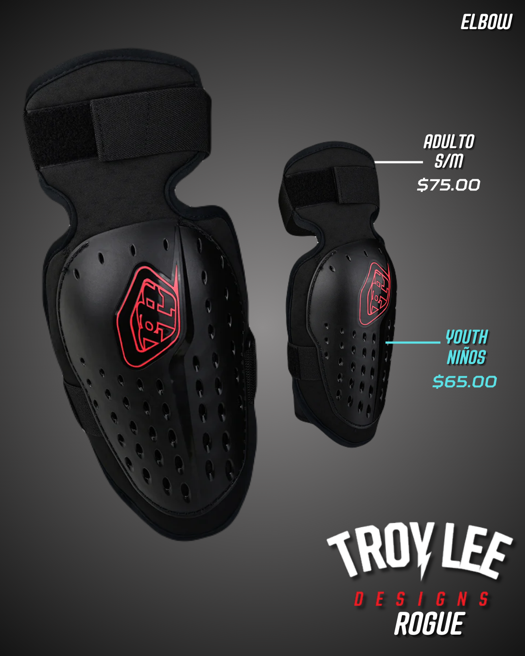 Protecciones Troy Lee Designs Rogue Moto KNEE/SHIN & ELBOW