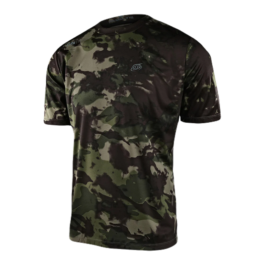 Jerseys Manga Corta Troy Lee Designs Flowline Camo Green