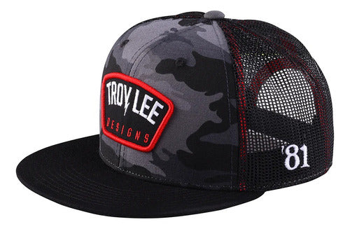 Gorra Troy Lee Designs Jockey Bolt Pacth Camo Blk