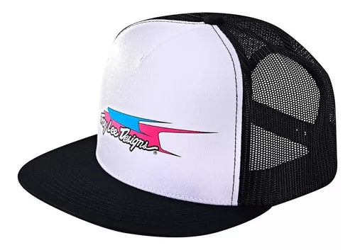 Gorra Troy Lee Designs Aero White/Blk Trucker