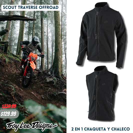 Chaquetas Offroad Troy Lee Designs Scout Traverse BLK