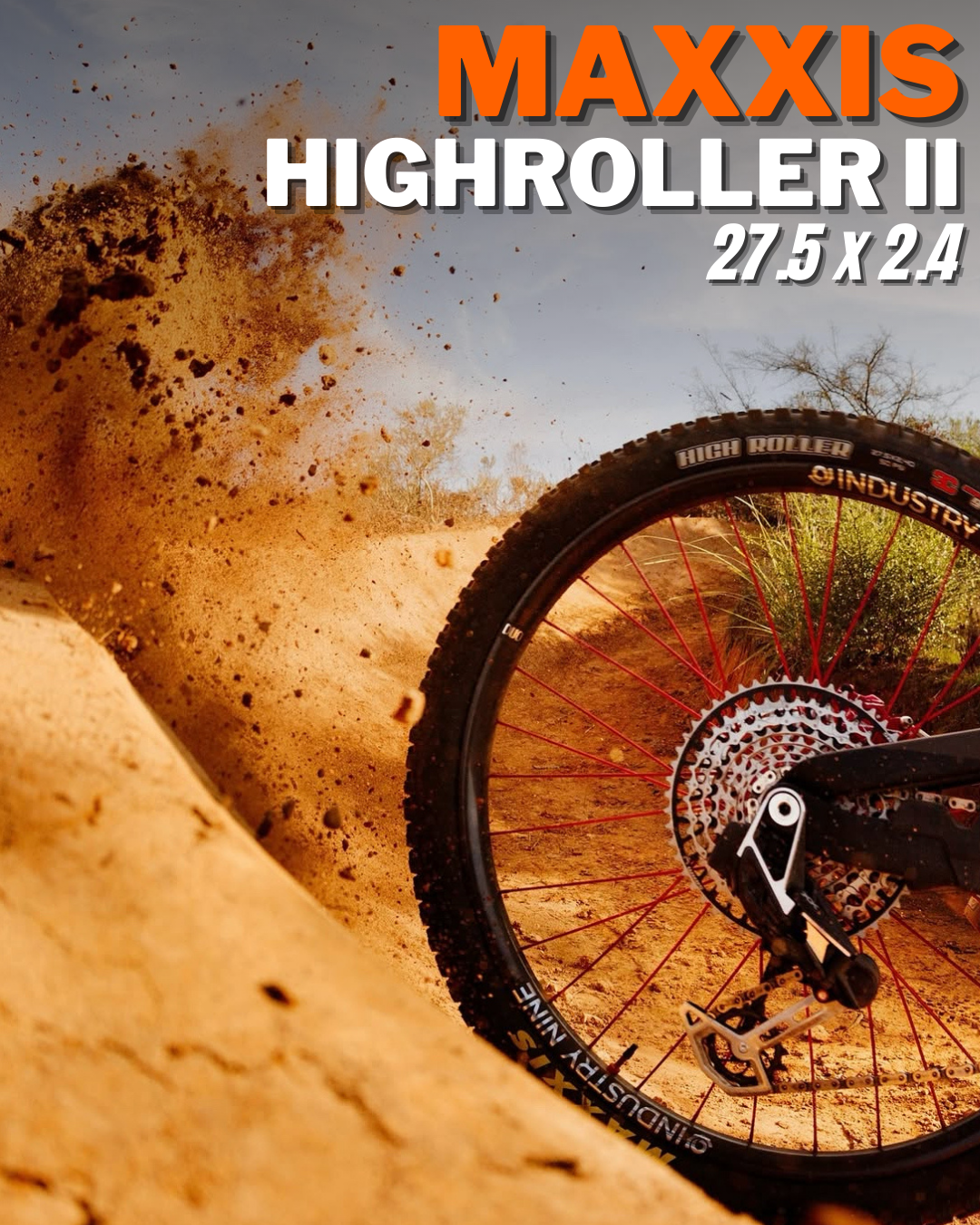 Llantas Maxxis 27.5x2.4 HighRoller II