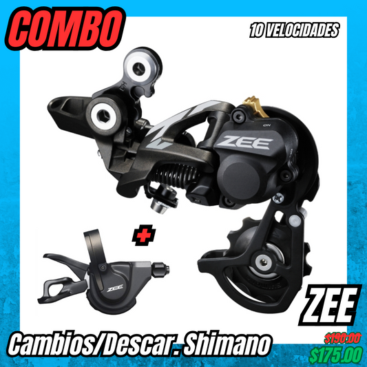 Descarrilador y cambiador Shimano Zee 10v