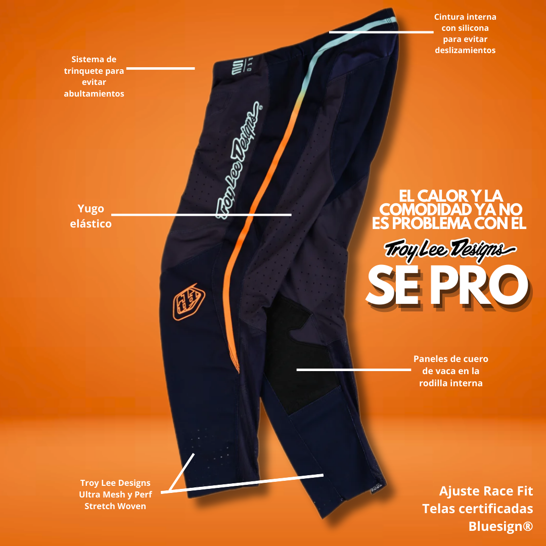 Trajes Troy Lee Designs SE PRO AIR Phantom 2024 Pinned Aqua