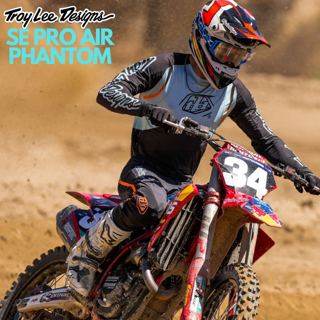 Trajes Troy Lee Designs SE PRO AIR Phantom 2024 Pinned Aqua