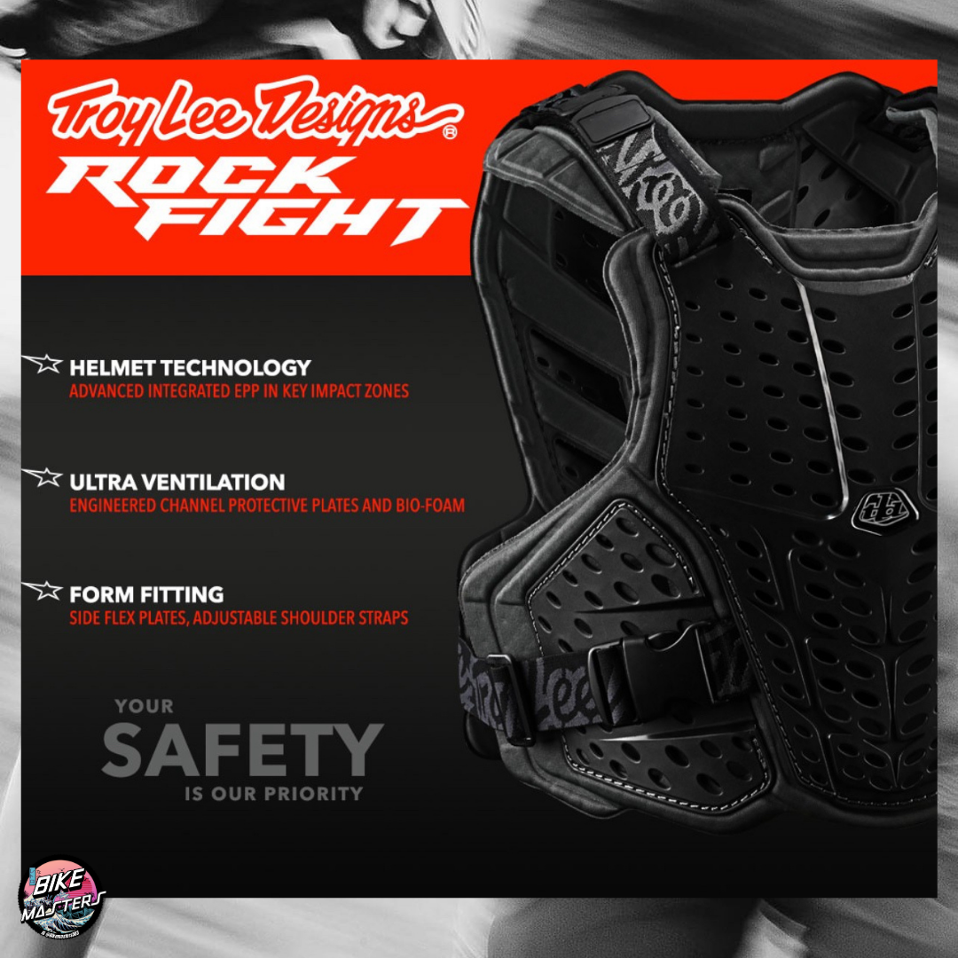 Pechera Troy Lee Designs Rockfight Normales BLK