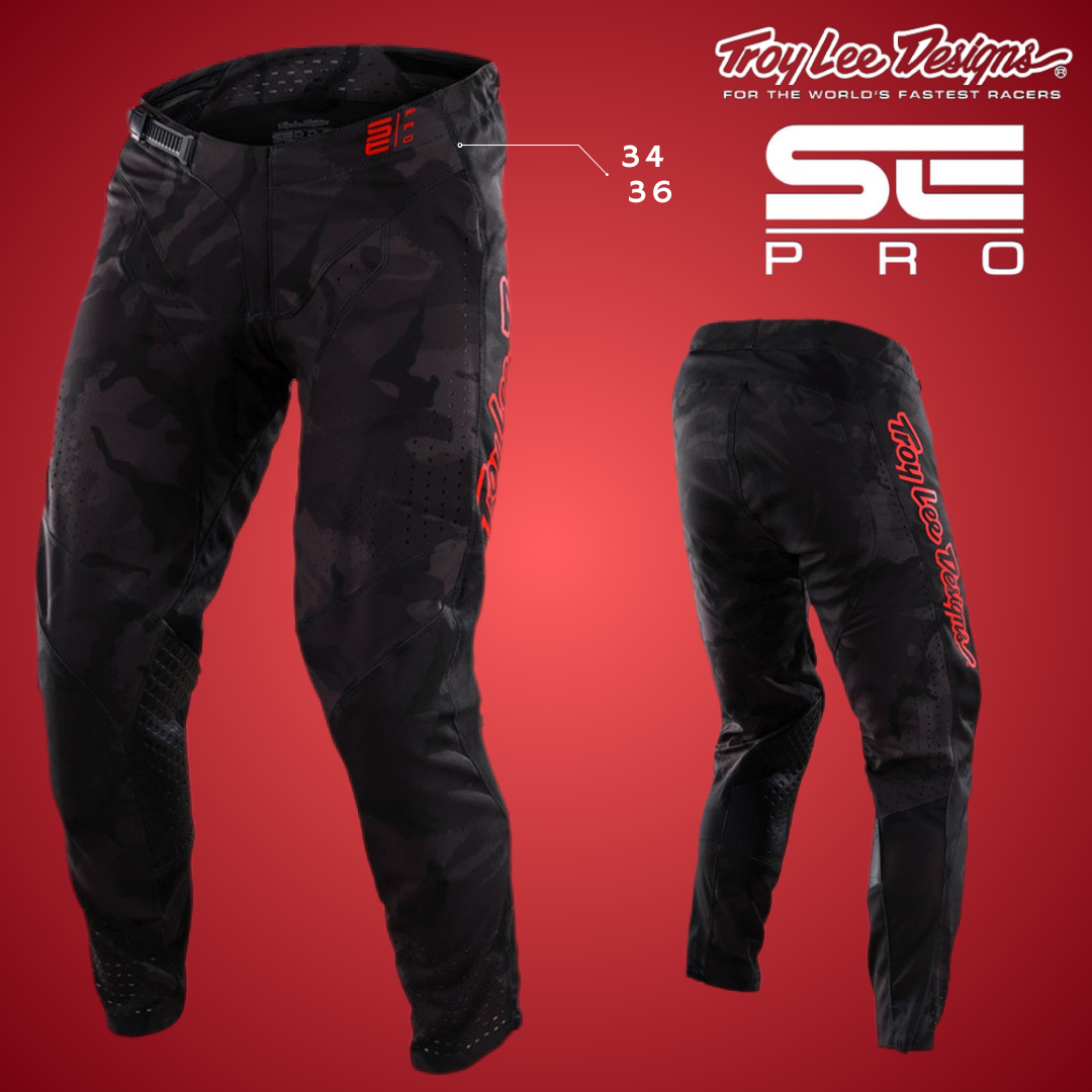 Pantalones Troy Lee Designs SE PRO 2024 SOLO CAMO/BLK