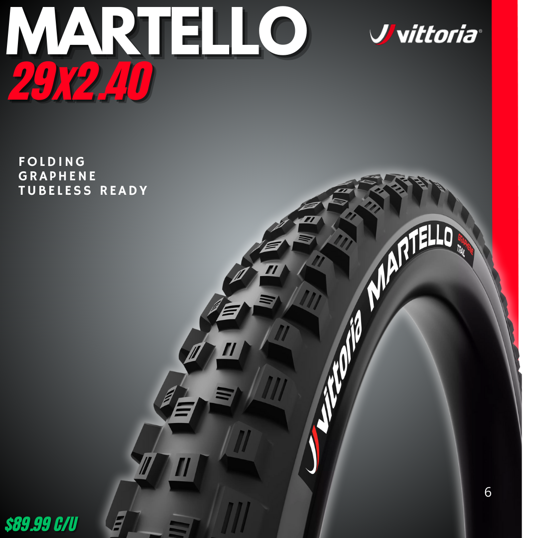 Llantas Vittoria Martello Trail Casing 29x2.40 TBL Folding