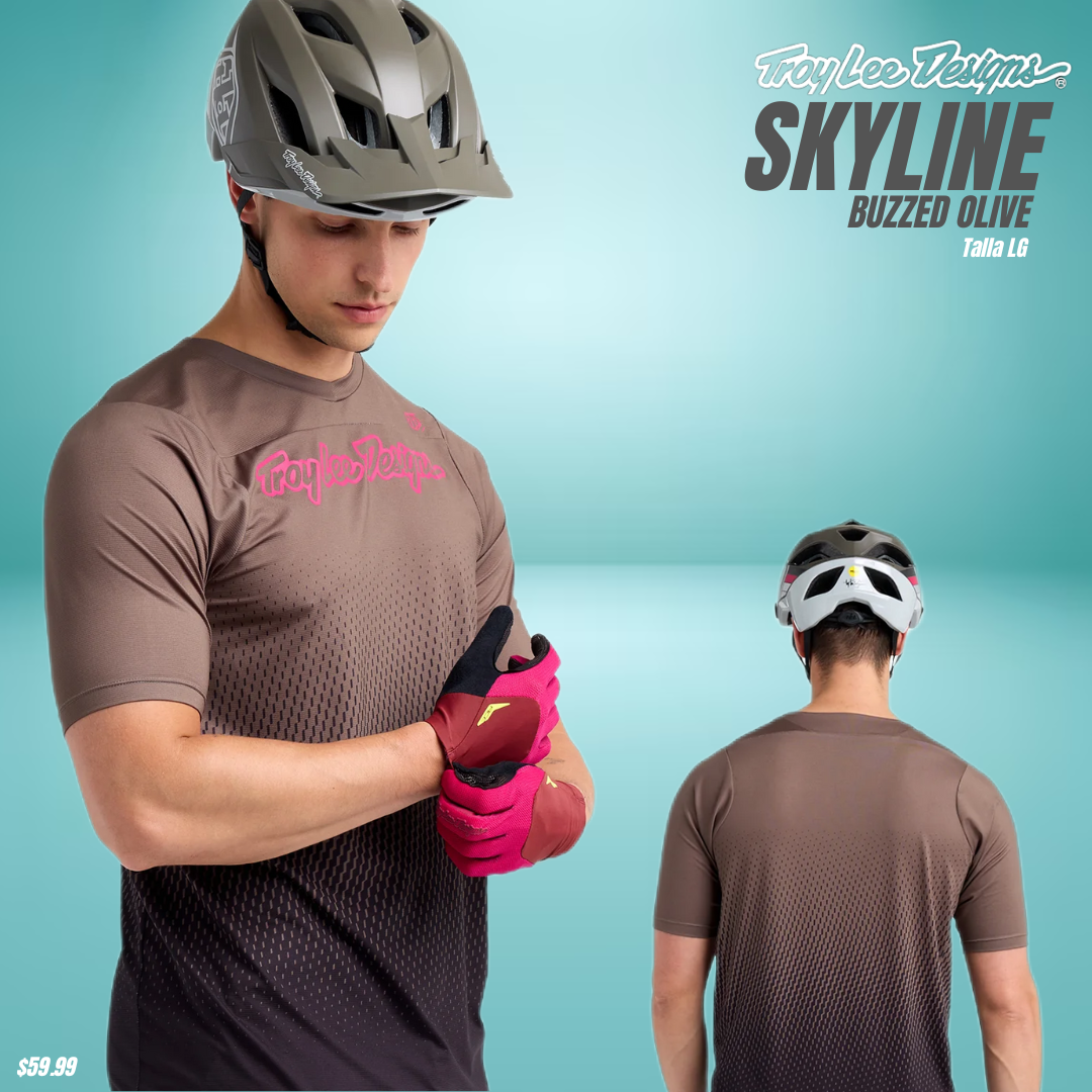 Jerseys Troy Lee Designs Skyline  SS Manga Corta Buzzed Olive 2024