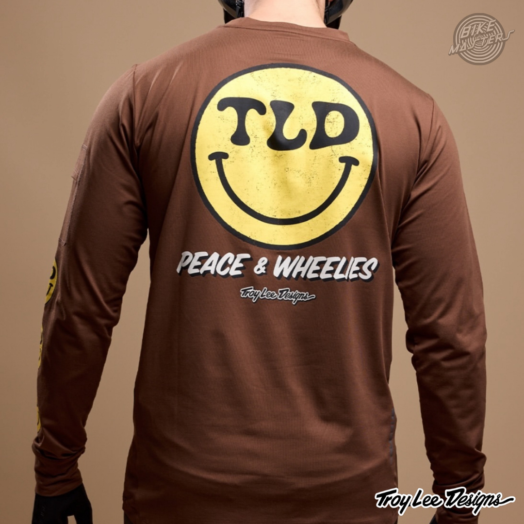 Riding Tees Troy Lee Designs Ruckus 2024 Wheelies Chocolate