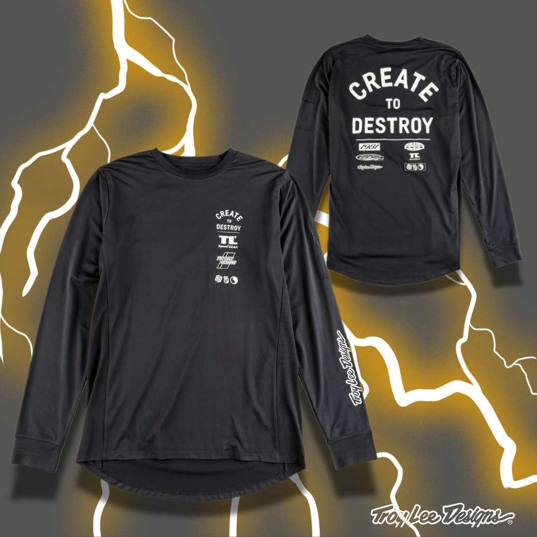 Riding Tees Troy Lee Designs Ruckus 2024 Create to Destroy