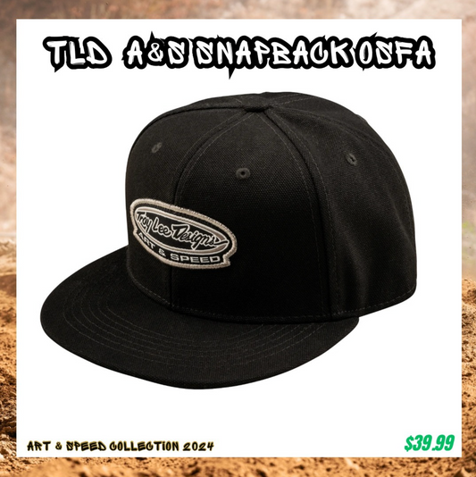 Gorra Troy Lee Designs A&S SNAPBACK OSFA BLK